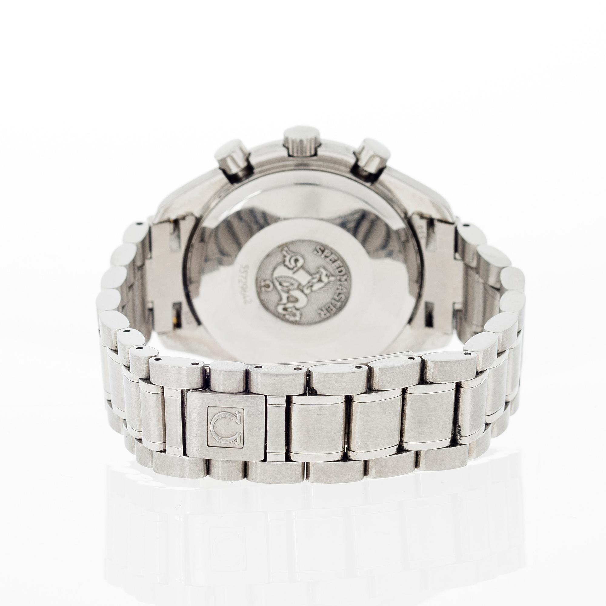 OMEGA, Speedmaster, Date, chronograph, rannekello, 39 mm.