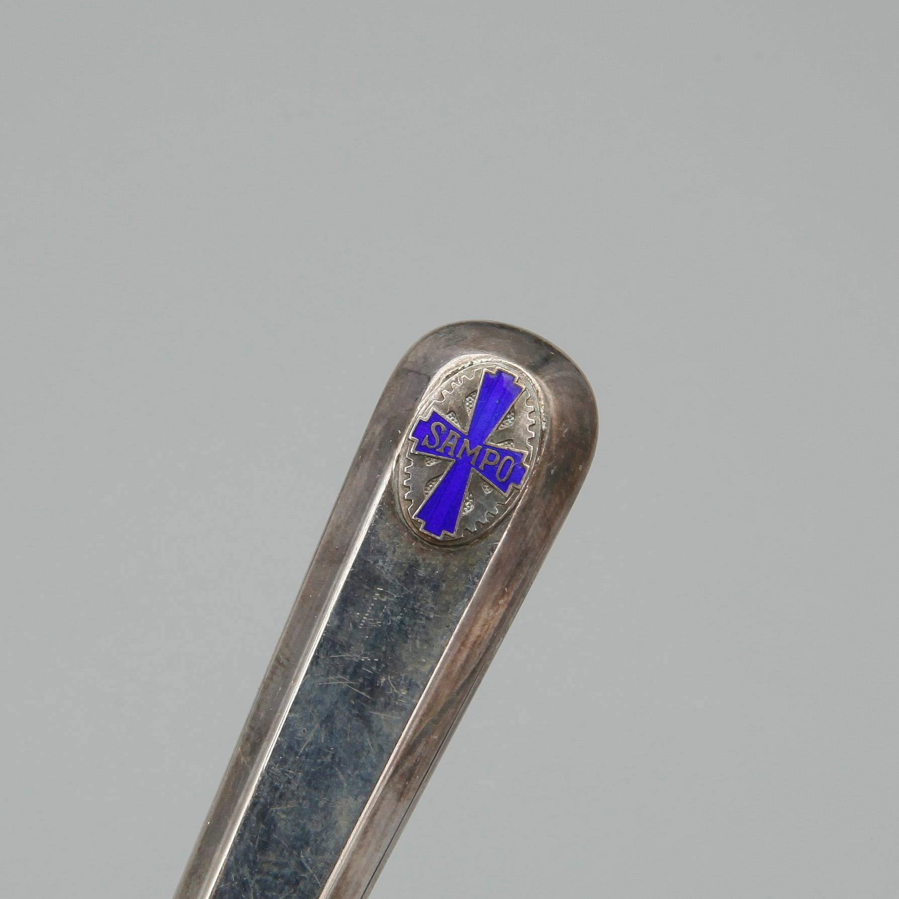 PARTI SILVER, bl.a Gösta Helenius, Åbo, 1938, vikt exklusive delar innehållandes metall ca 323 gram.