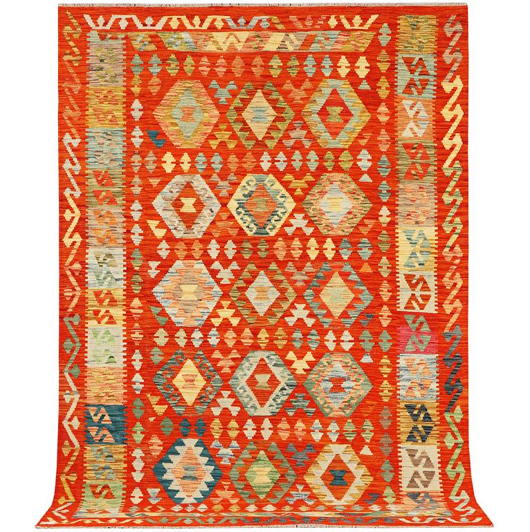 A Kilim carpet, c. 248 x 179 cm.