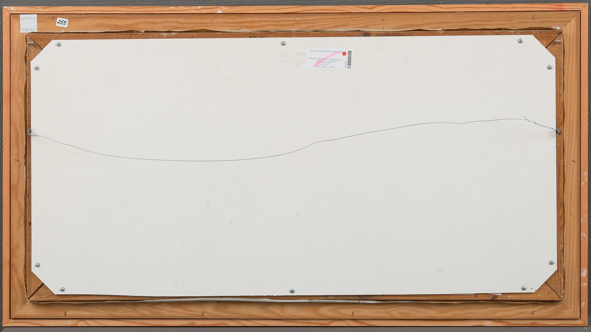 Yrjö Verho, STILL LIFE.