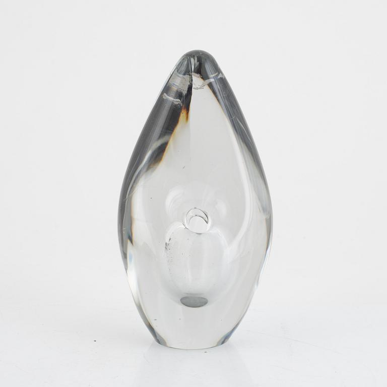 Timo Sarpaneva, a 'Bird's head' glass sculpture, Iittala 1955.