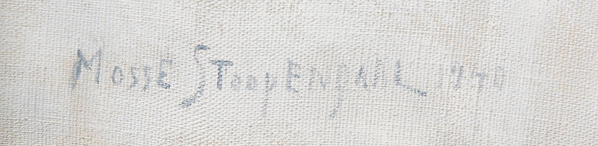 Mosse Stoopendaal, olja på duk signerad  daterad 1940.