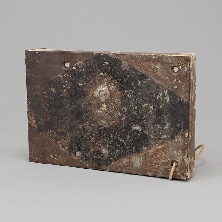 A 19th century lock and key.