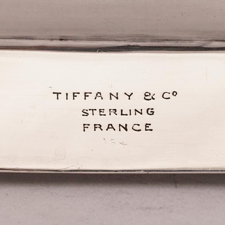 TIFFANY & CO, BRICKA, sterling silver. 1930-tal. Med fransk exportstämpel.