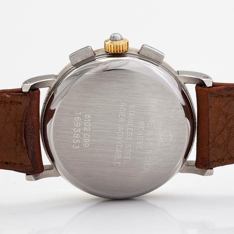 Baume & Mercier, Calendar, chronograph, wristwatch, 32 mm.