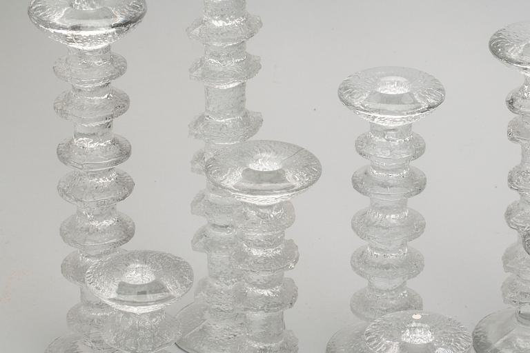 LJUSSTAKAR, 8 st, Timo Sarpaneva Iittala "Festivo".