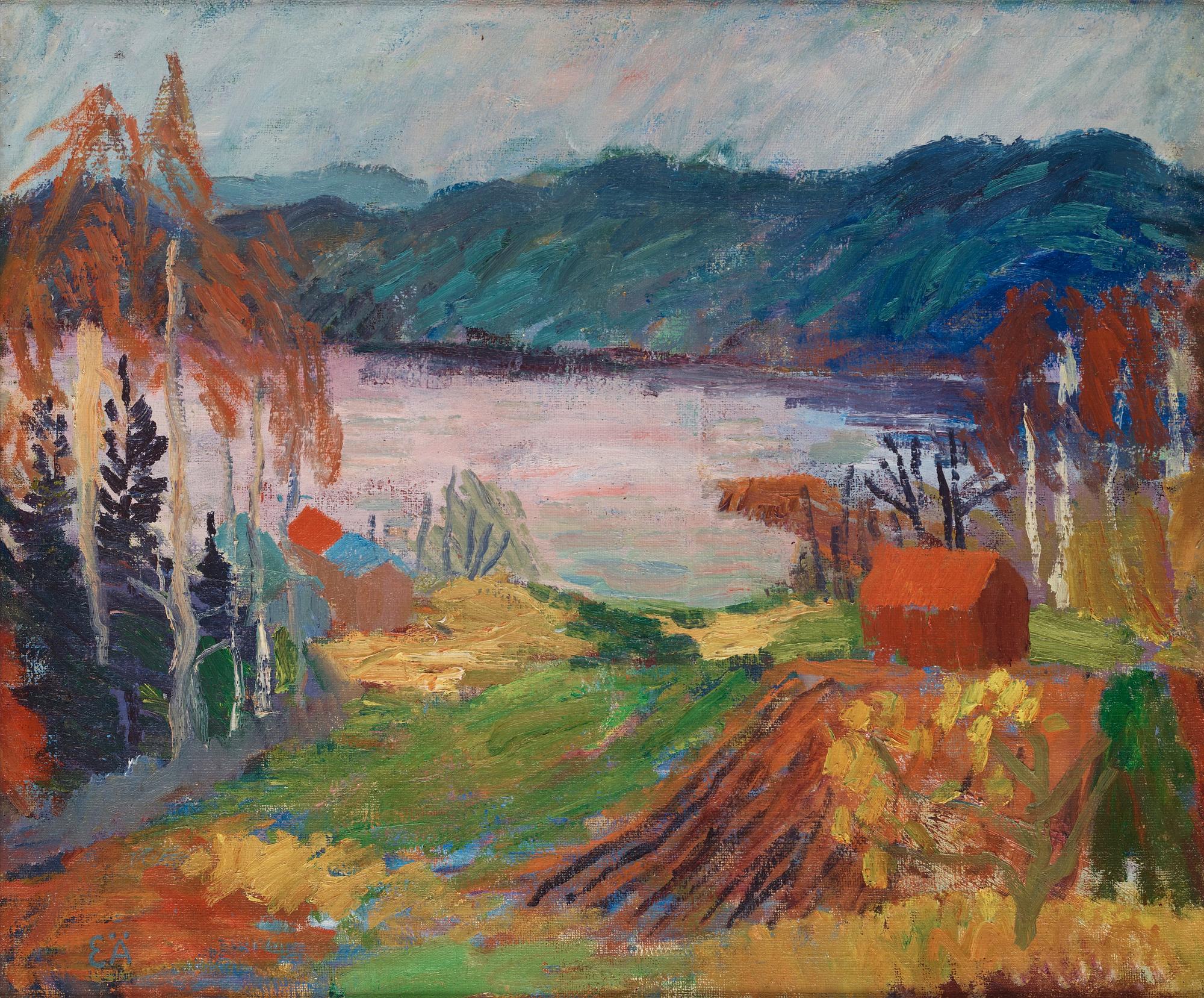 Erling Ärlingsson, olja på duk, signerad.