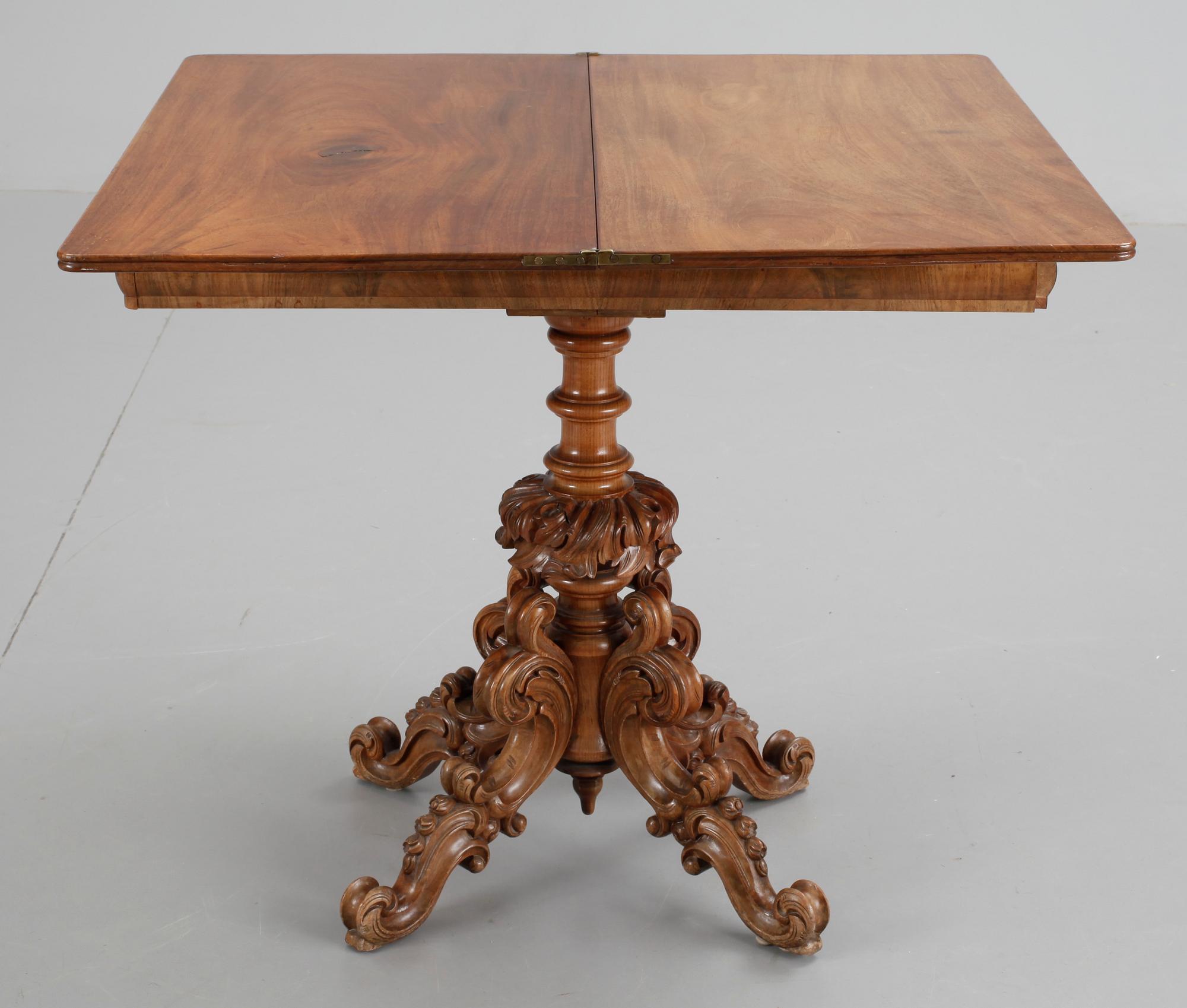 SPELBORD, nyrokoko, 1800-talets slut.