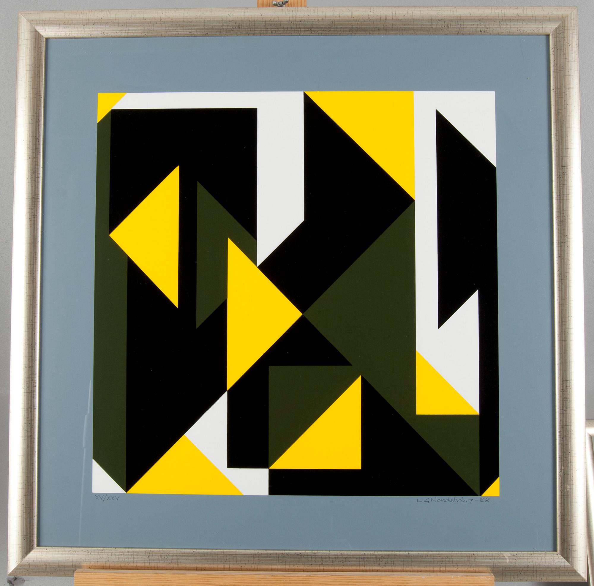 LARS GUNNAR NORDSTRÖM, serigrafi, signerad och daterad -88, numrerad XV/XXV.