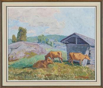 Reino Viirilä, Kor på bete.