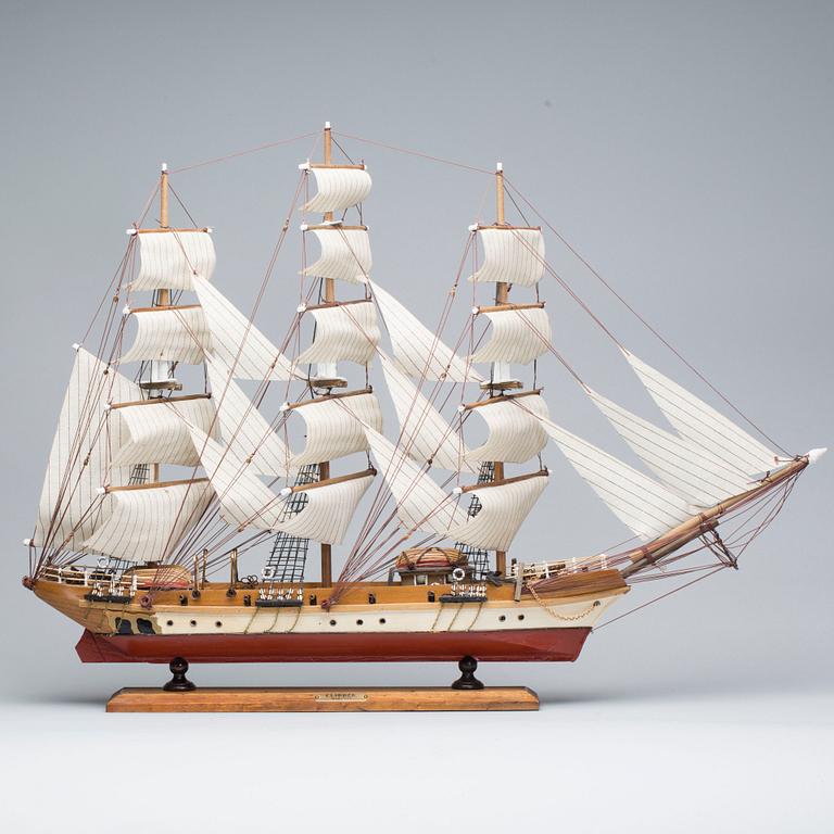 SKEPPSMODELL, "Clipper Siglo XIX", 1900-tal.