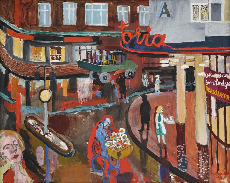 Sven X:et Erixson, "Höstkväll på Götgatan".