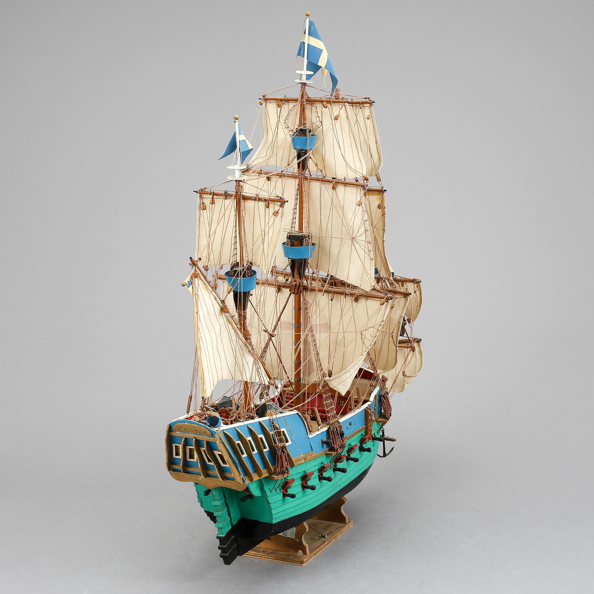 MODELLBÅT, 1900-talets mitt.