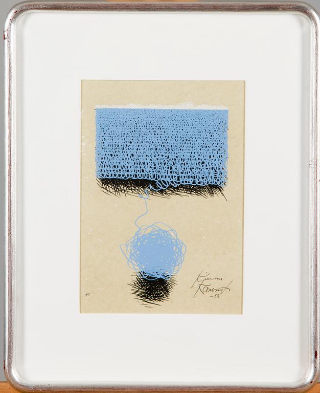 KIMMO KAIVANTO, serigrafi, signerad, daterad -83 och numrerad HC.