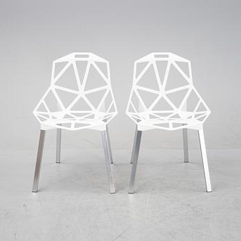 Konstantin Grcic, stolar, 6 st, "Chair One Stacking Chair", Magis, Italien.