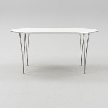 Bruno Mathsson & Piet Hein, a 'Superellips' dining table, Fritz Hansen, Denmark, 2008.