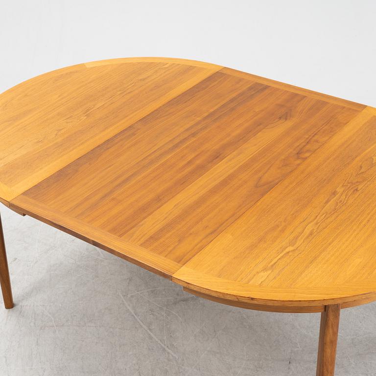 Nils Jonsson, a walnut-veneered dining table from Troeds, 1960's.