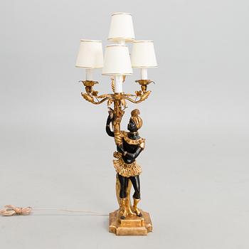 A table lamp, late 20th century.