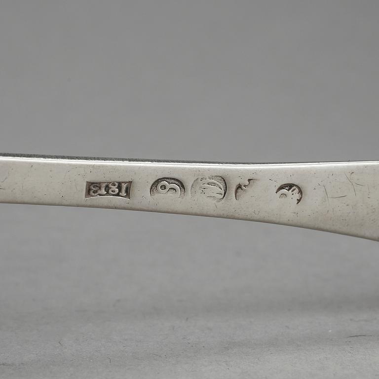 RAGUSKED, silver, CA Mordt, Christiania (Oslo), 1813. Tot vikt ca 79 gram.