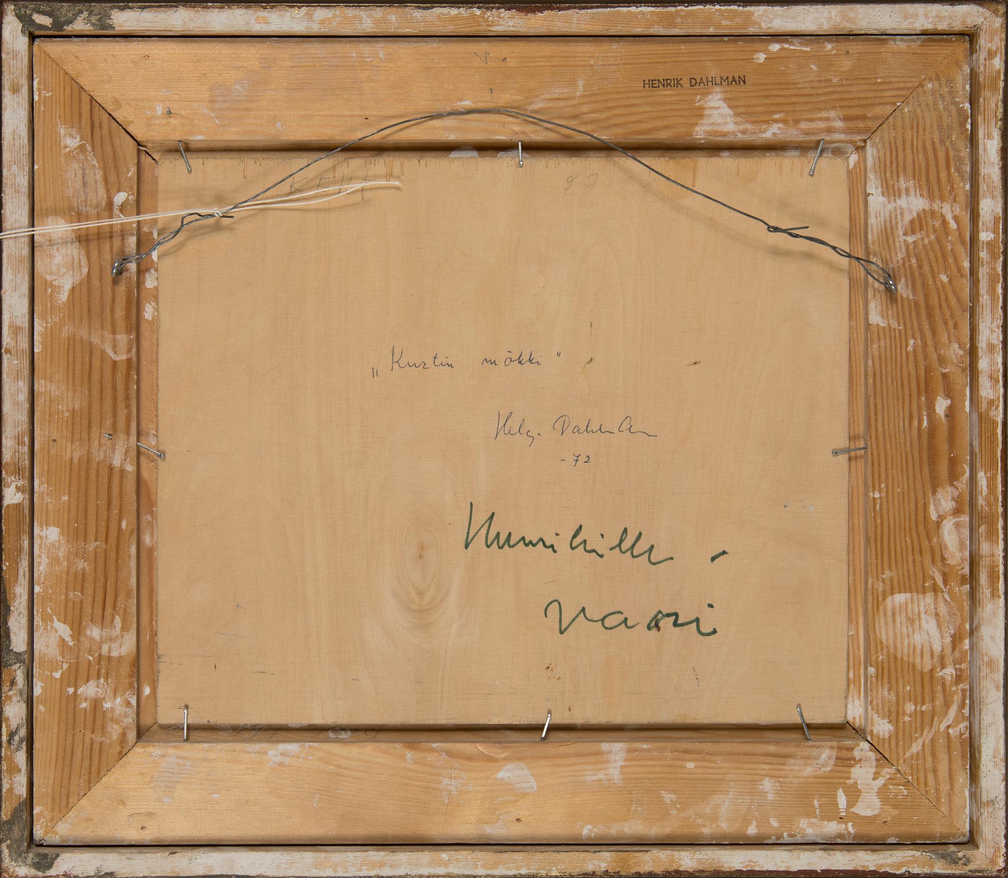 Helge Dahlman, Hus på äng.