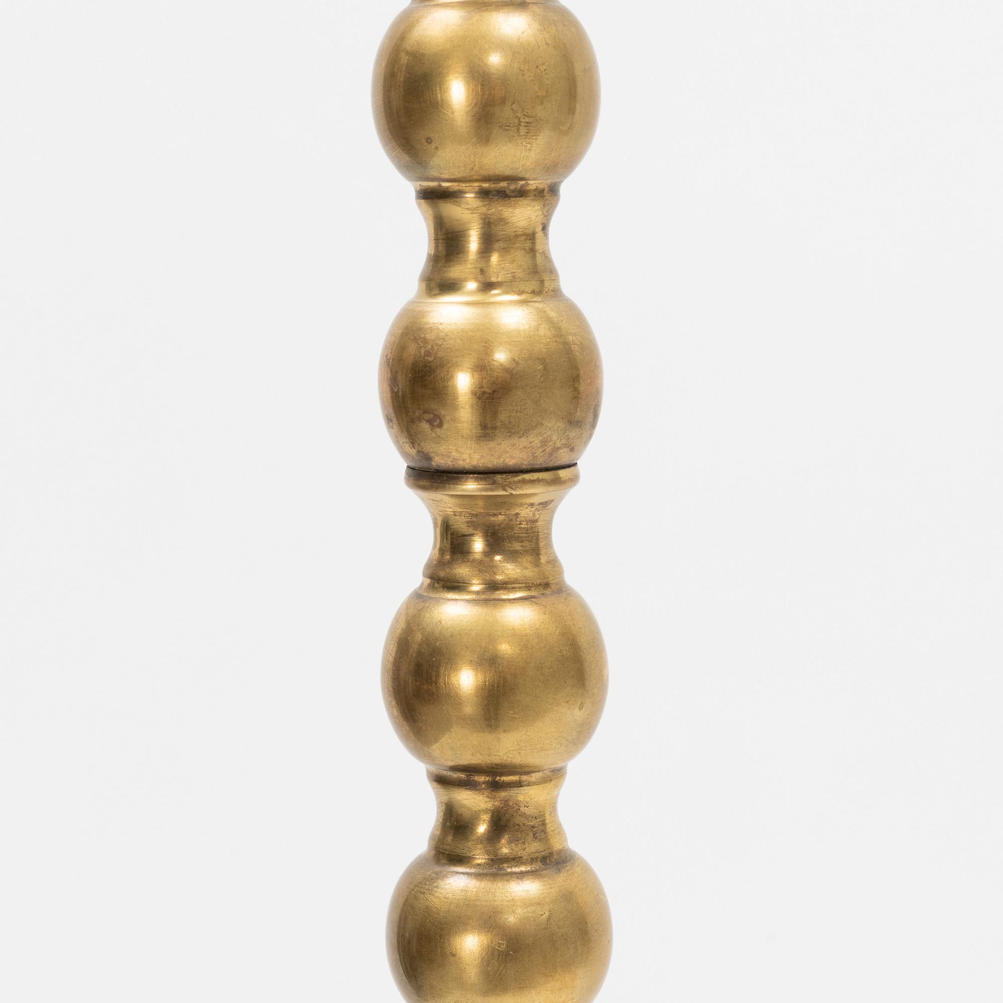 A brass floor light, Aneta, later part of the 20th Century.