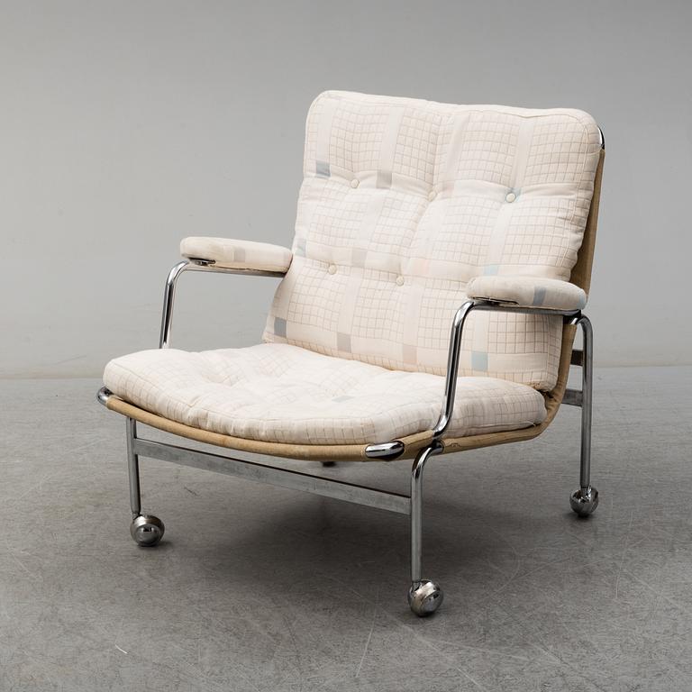 BRUNO MATHSSON, a 'Karin' easy chair, for Dux.