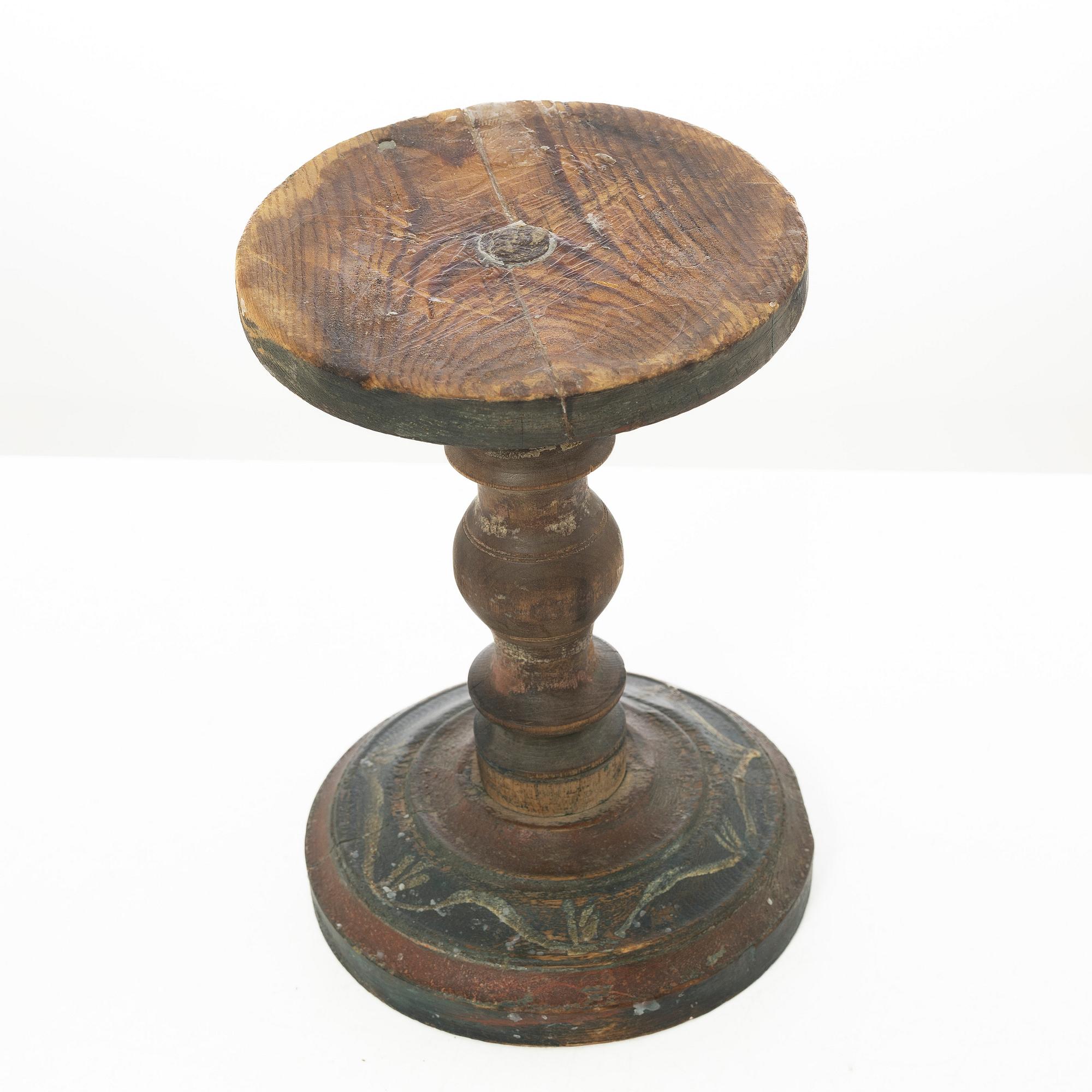 Smörstol, allmoge, 1800-tal.