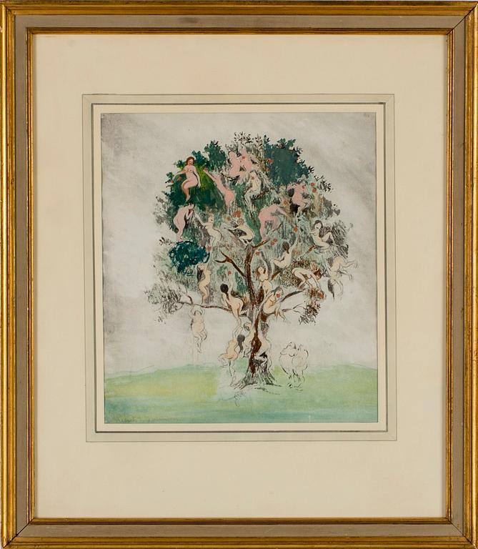 IVAR AROSENIUS, blandteknik, ej signerad, troligen utförd 1906.