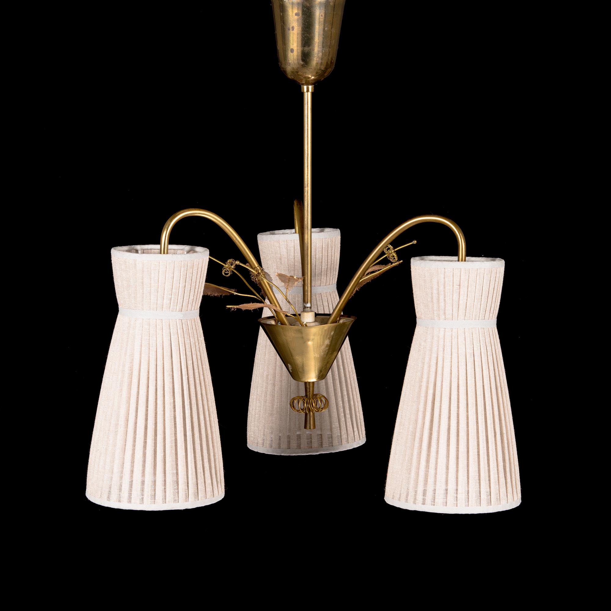 Paavo Tynell, A mid-20th century 'K1-9/K' ceiling light for Idman.