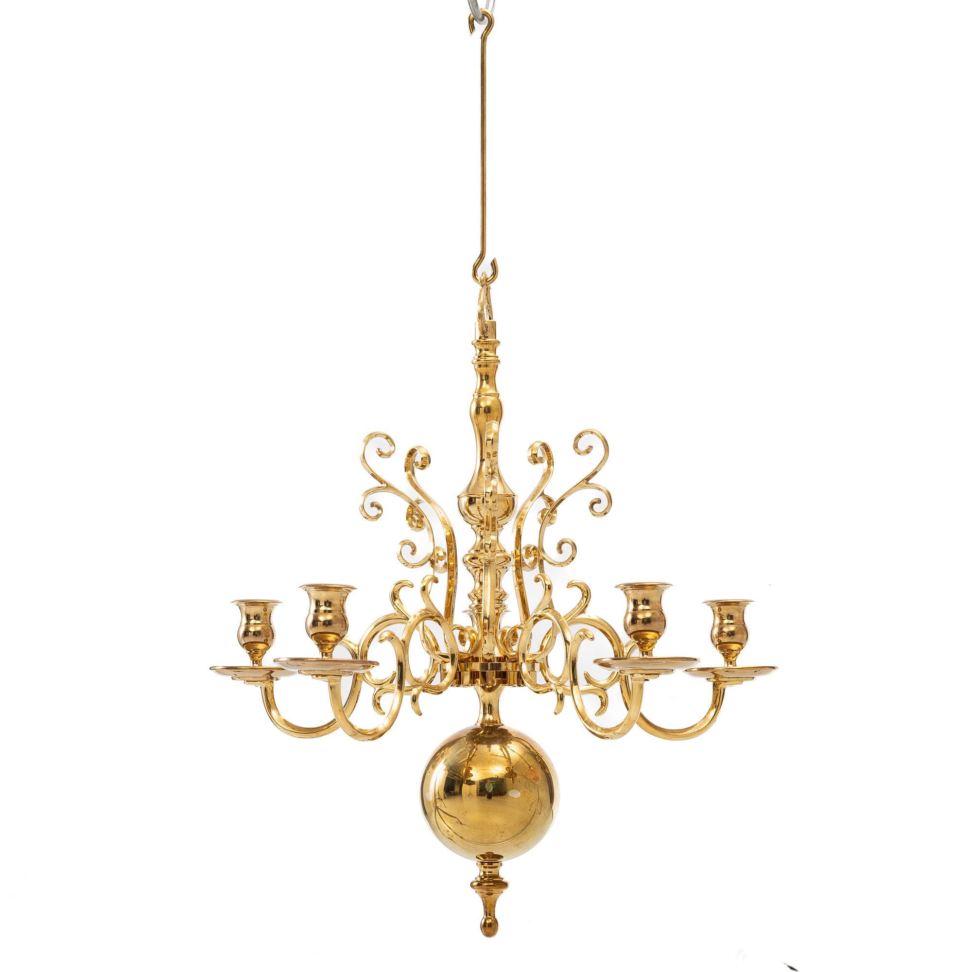A model 205 chandelier, Skultuna.