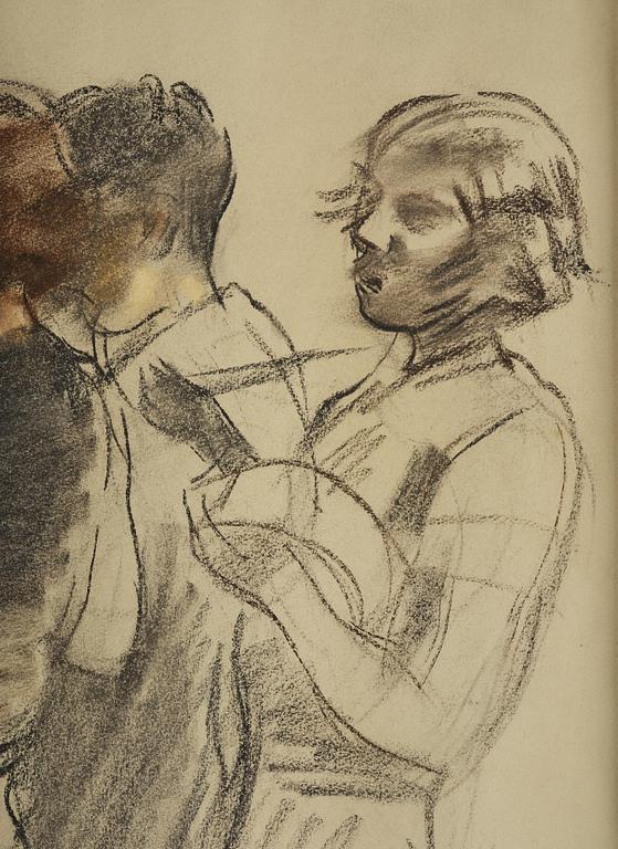 Lotte Laserstein, Children playing music.