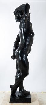 Gudmar Olovson, Statue. Signed. Numbered. Foundry mark. Bronze, height 210 cm, length 56 cm.