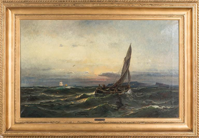 ADOLF NORDLING, oil on canvas, signed and dated -74.