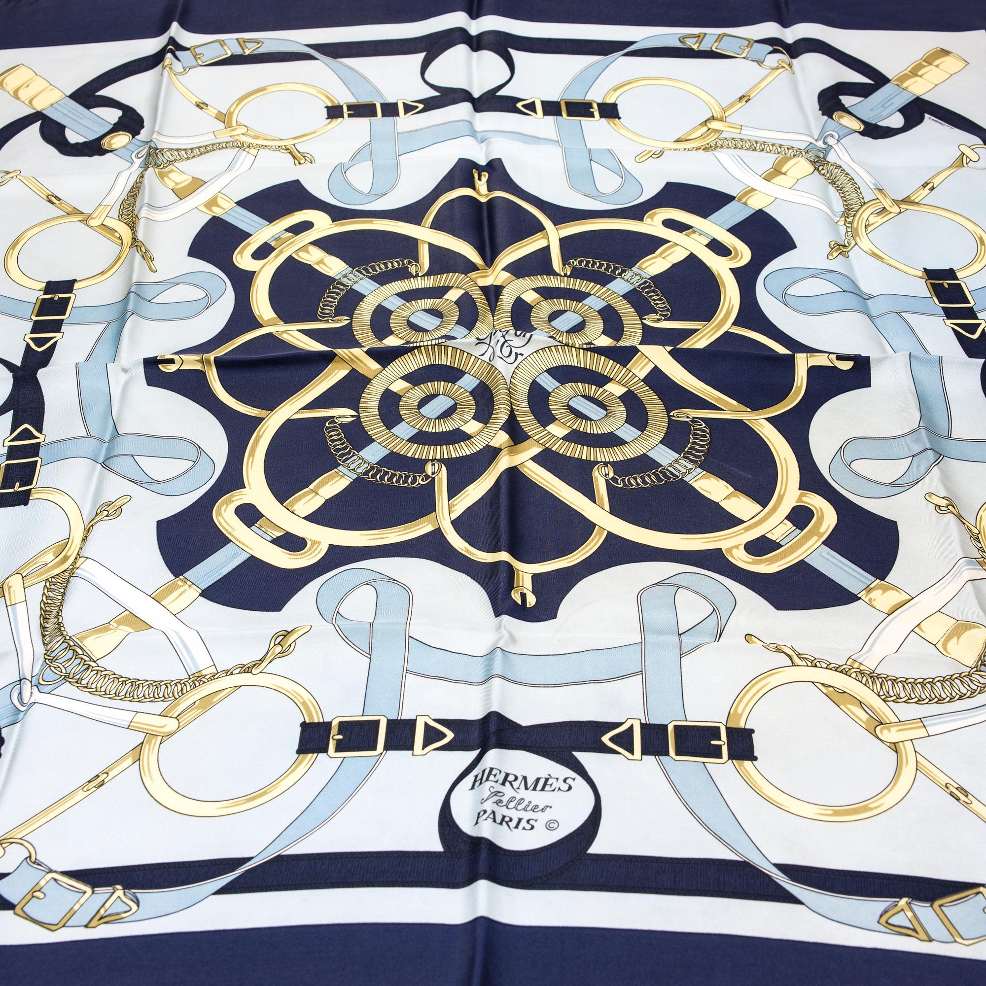 SCARF, "Eperon d'Or", Hermès,.