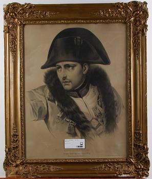 LITOGRAFI, 1800-tal. Napoleon. 