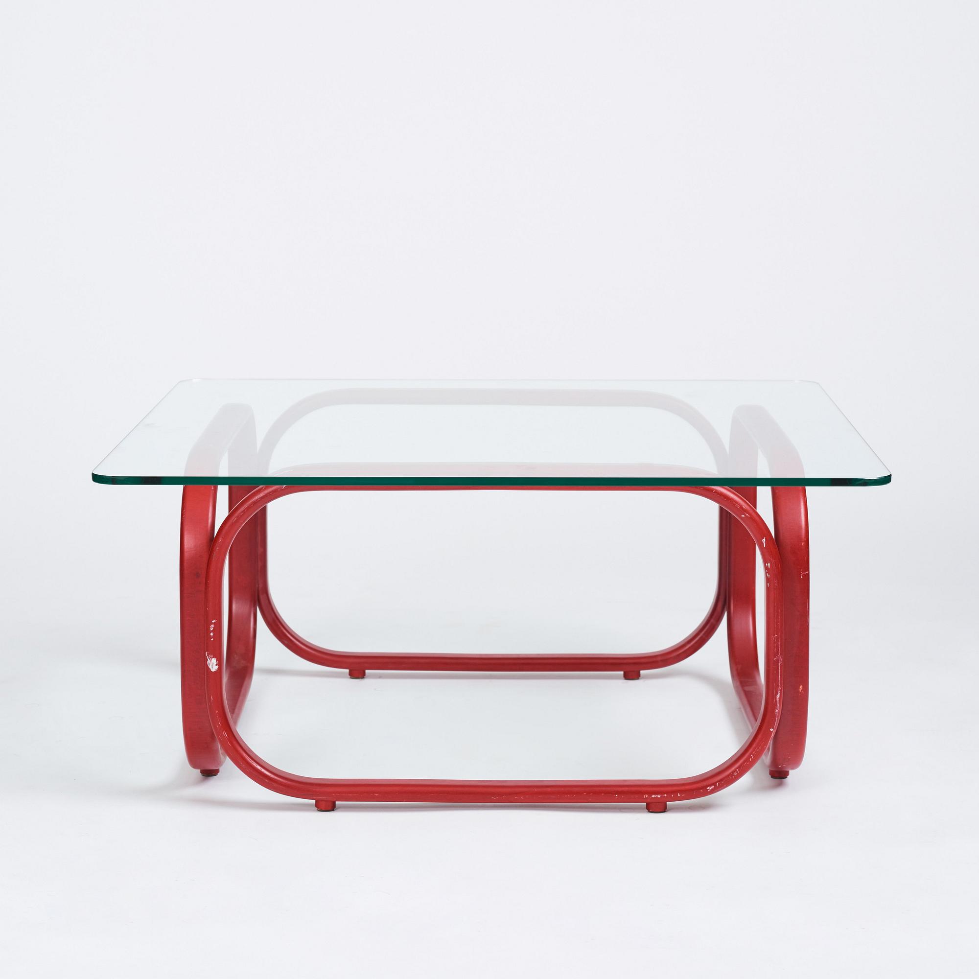 Jan Bocan, soffbord, Thonet, proveniens Tjeckoslovakiska ambassaden i Stockholm 1972.
