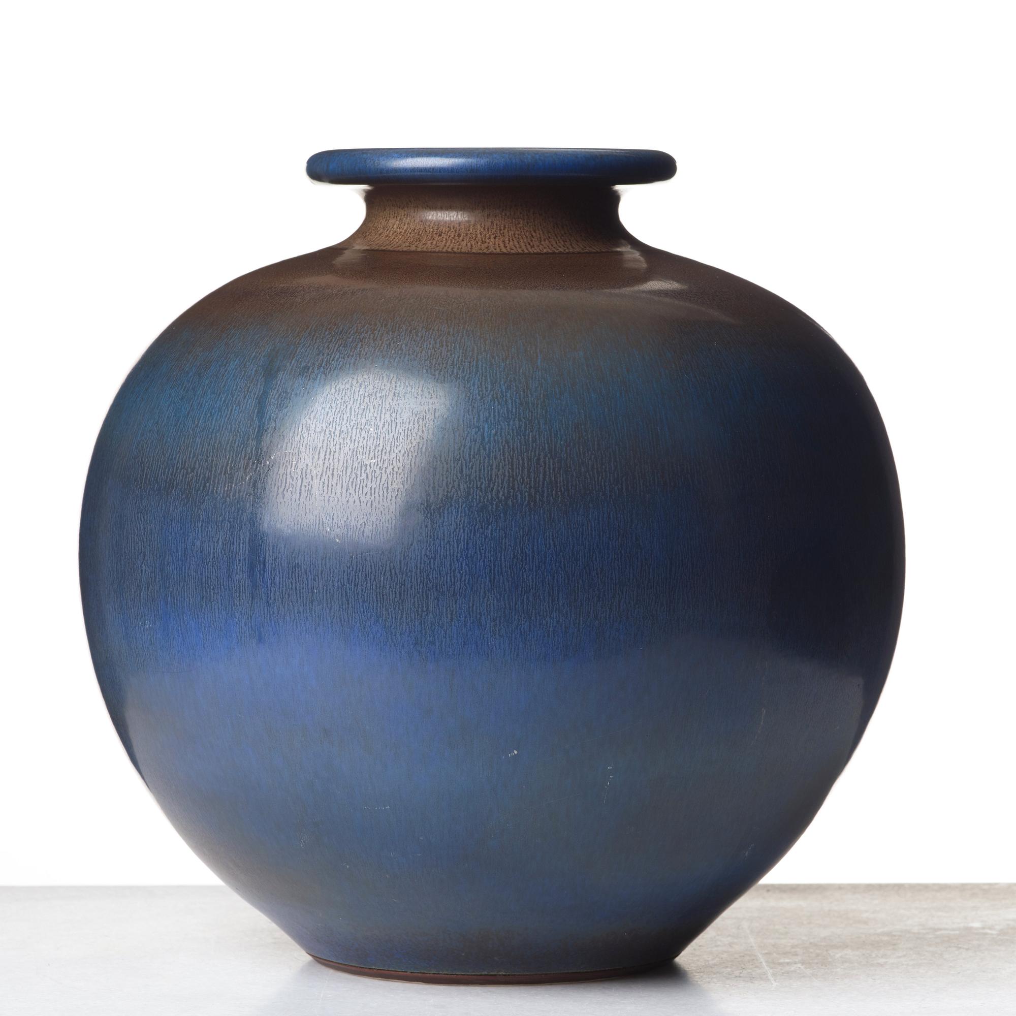 Berndt Friberg, a large stoneware  vase, Gustavsberg studio, Sweden 1965.