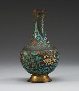 A Cloisonné vase, Ming dynasty.