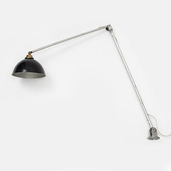 An industrial lamp, mid 20th Century.