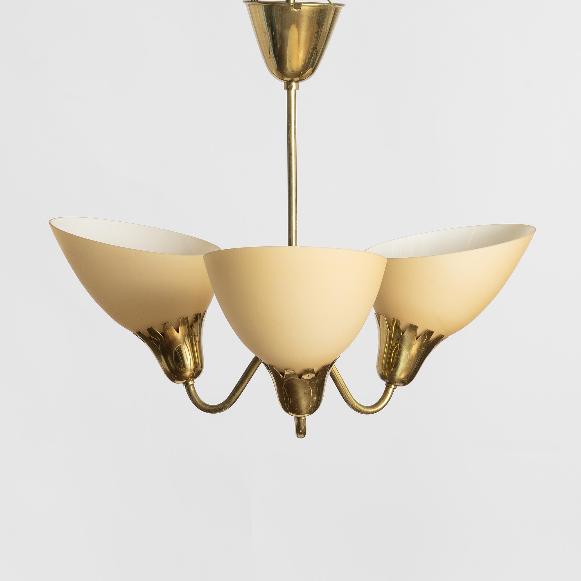 Taklampa, Swedish modern, Asea, 1900-talets mitt.