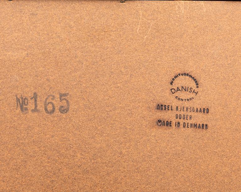 Aksel Kjersgaard spegel Odder Danmark 1900-talets andra hälft.