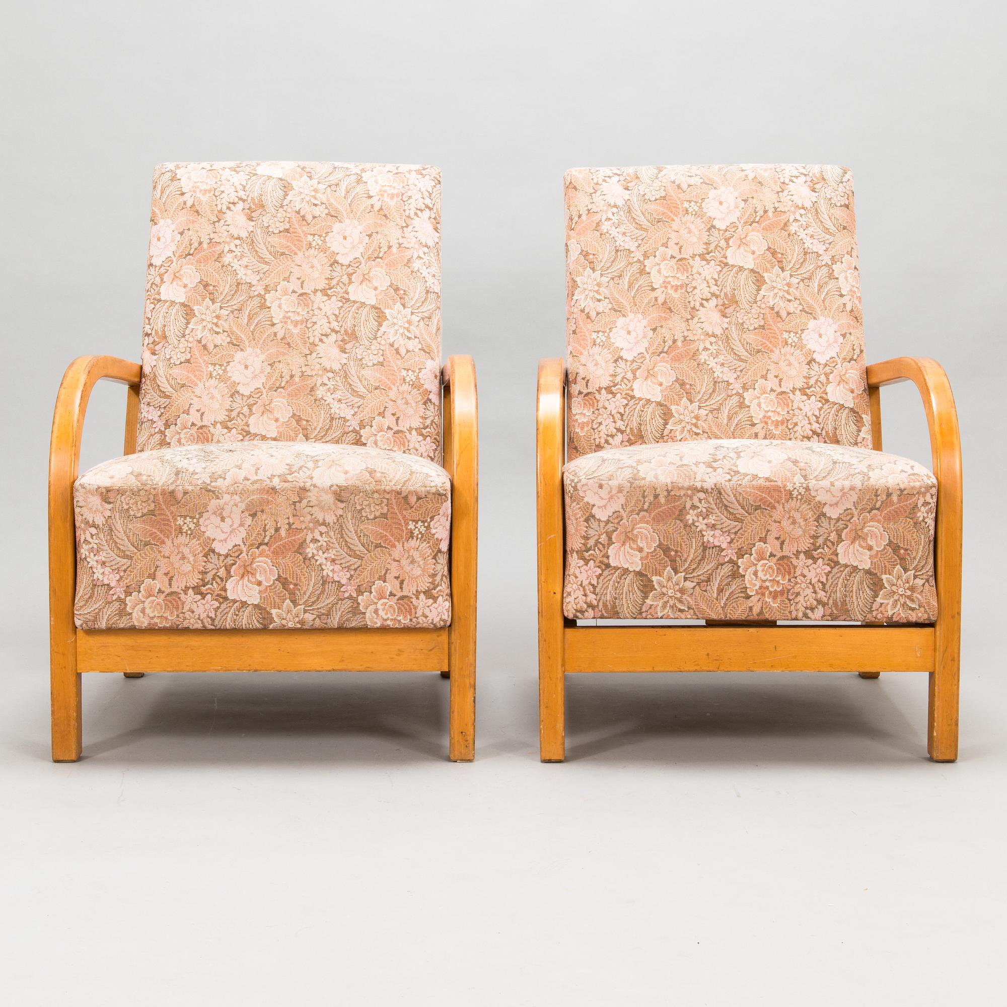 A 1930's 'Mainio' armchairs for Asko Finland.