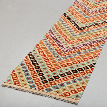 A runner, Kelim, ca 297 x 75 cm.