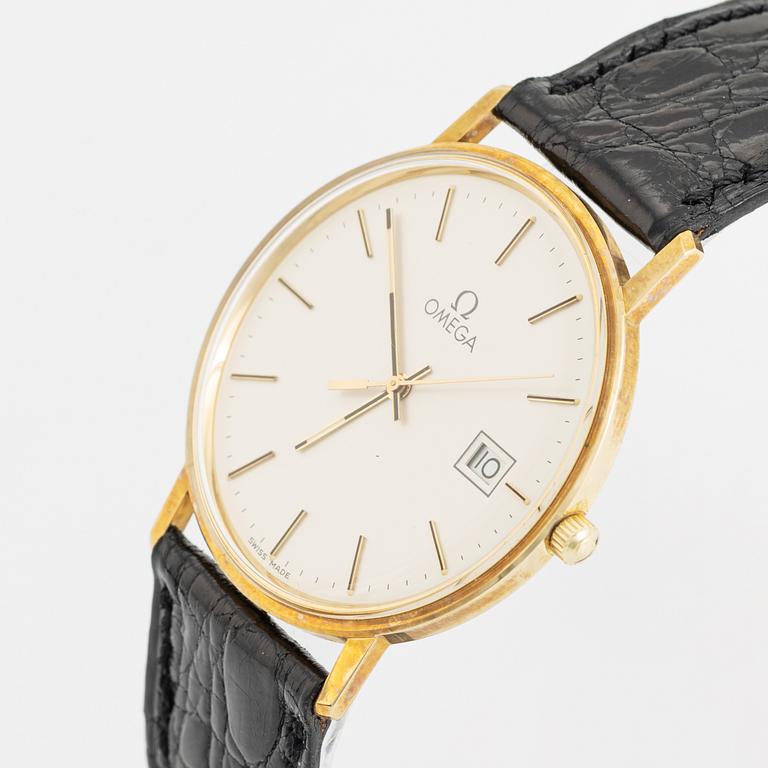 Omega, armbandsur, 33,5 mm.