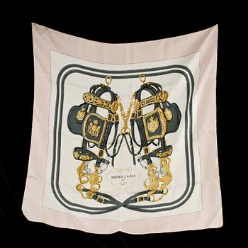 SCARF, siden, "Brides de gala, design Hugo Grygkar, Hermés, 1900-talets fjärde kvartal.