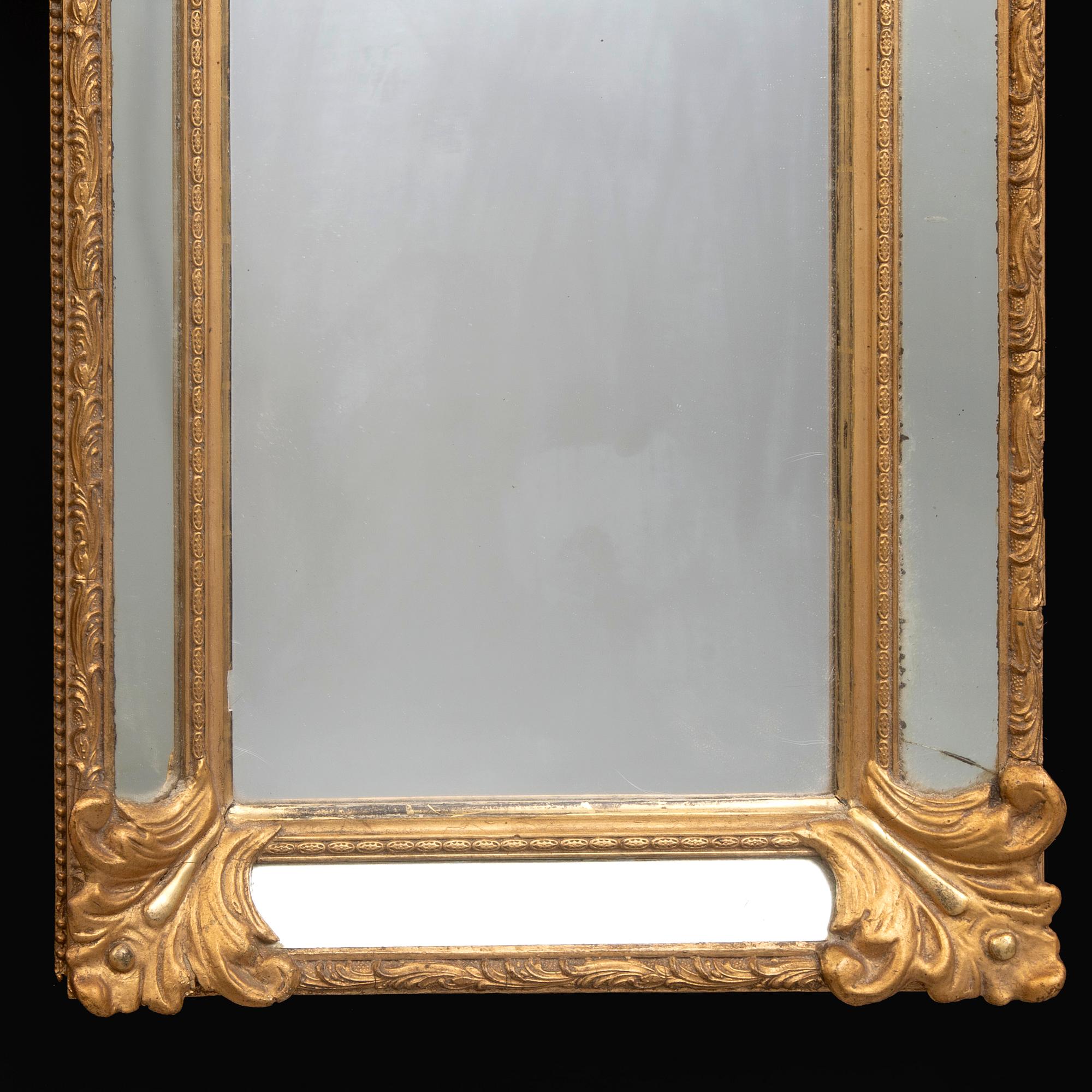 Spegel, rokokostil, 1800-talets slut.