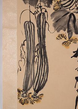 Qi Baishi (1864-1957), träsnitt, efter. Kina, 1900-tal.