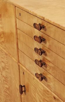 An Axel Larsson birch cabinet by Svenska Möbelfabrikerna Bodafors, ca 1935.