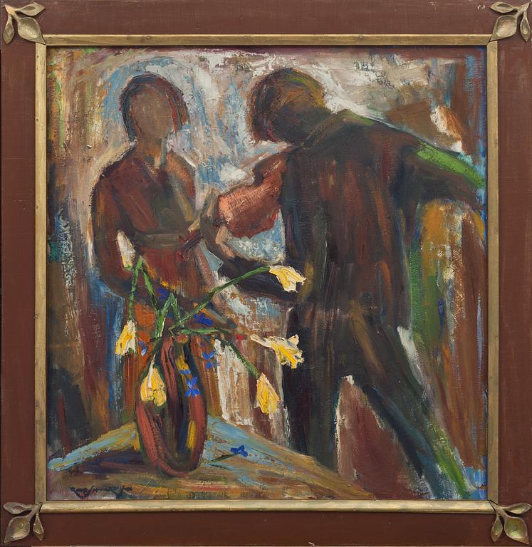 RUNE SIGVARD, olja på duk, signerad.