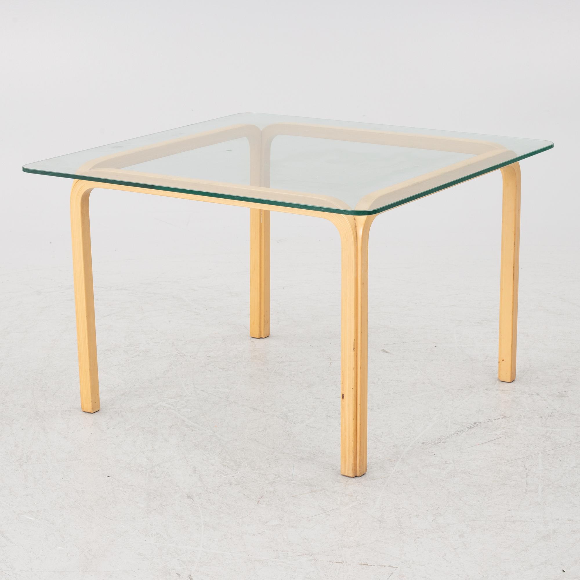 Alvar Aalto, a coffee table, model Y805, Artek, second half of the 20th Century.